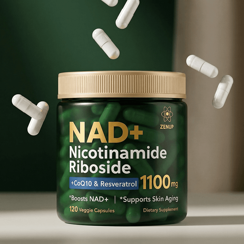 ZenUP NAD+ supplement with capsule details