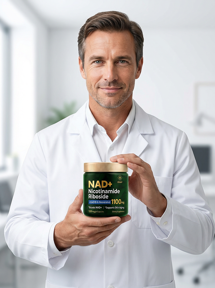 Nicotinamide Riboside supplement presented by a medical professional