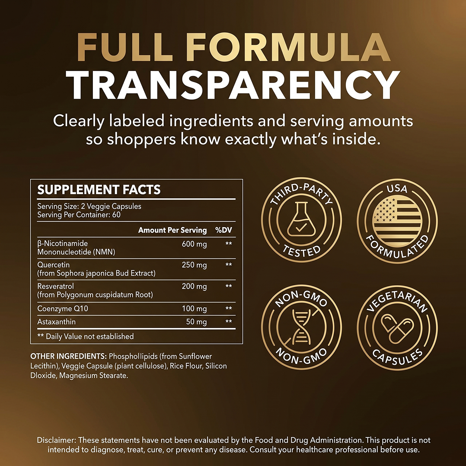 ZenUP NMN Supplement 120ct bottle in 120 veggie capsules format thumbnail 9